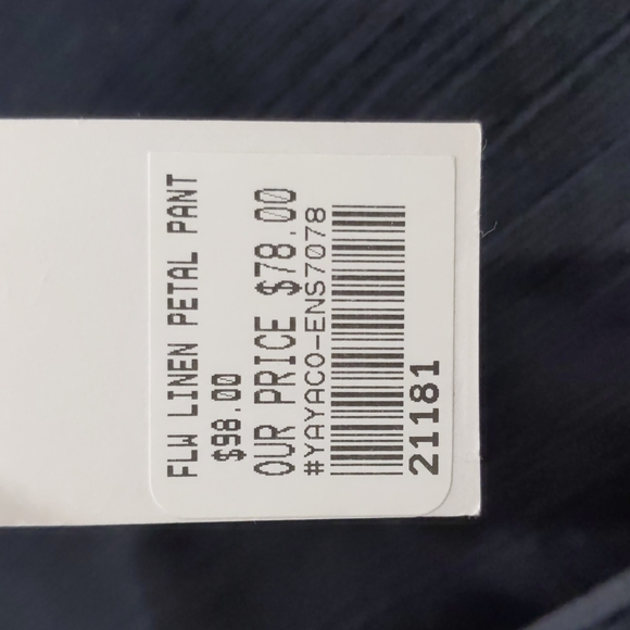 Flower Linen Petal Pant - Picture 2 of 2